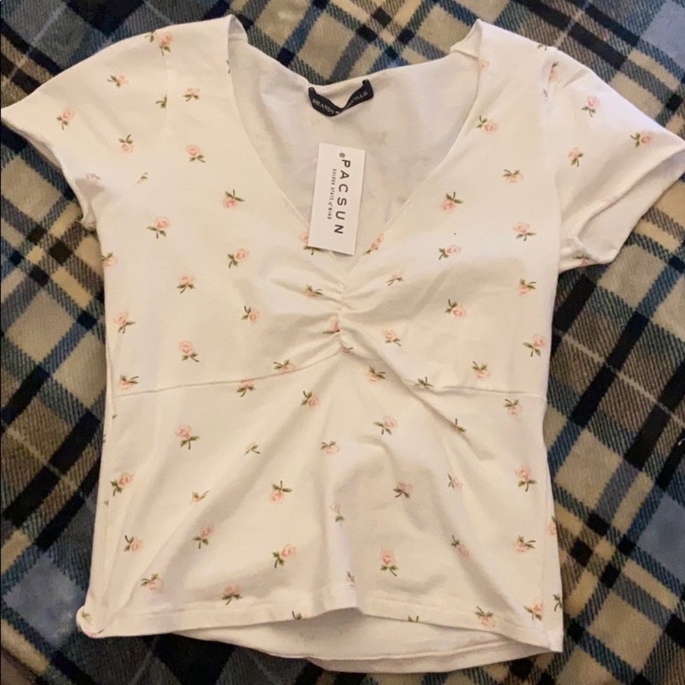 BRANDY MELVILLE brand new white Gina top nwt